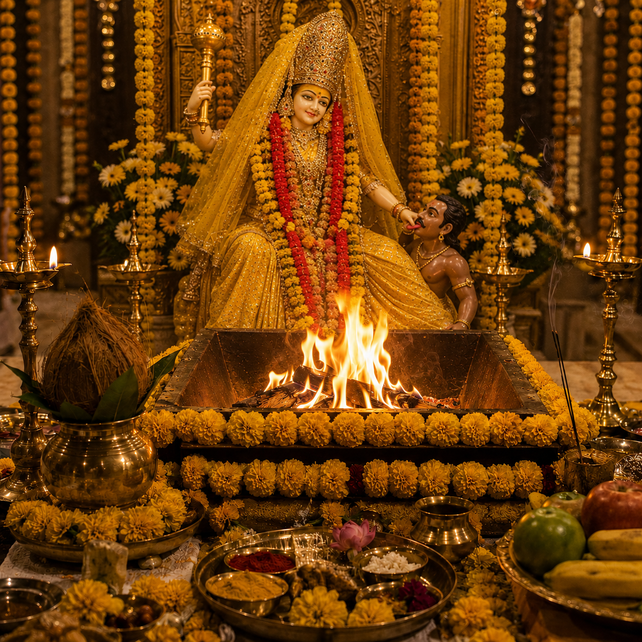 Maa Baglamukhi Puja